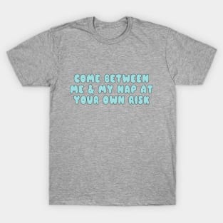 Come Between Me and My Nap At Your Own Risk T-Shirt